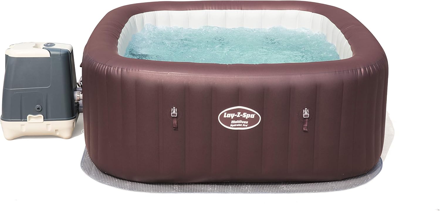 LayZSpa Maldives Luxury Hot Tub, 8 HydroJet Pro Massage System