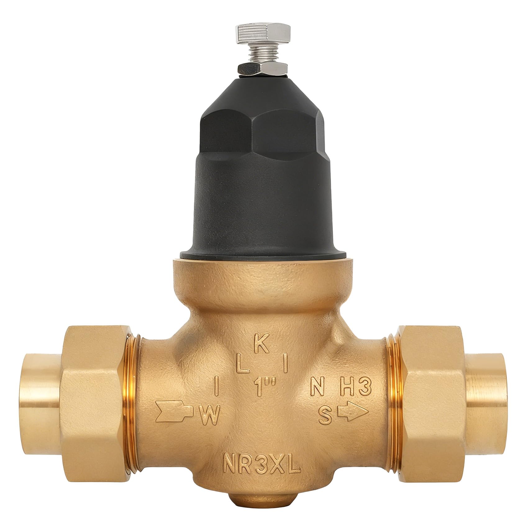 Photo 1 of 1" NR3XLDU Water Pressure Reducing Valve, Double Union FNPT Connection, for Home & Commercial Use