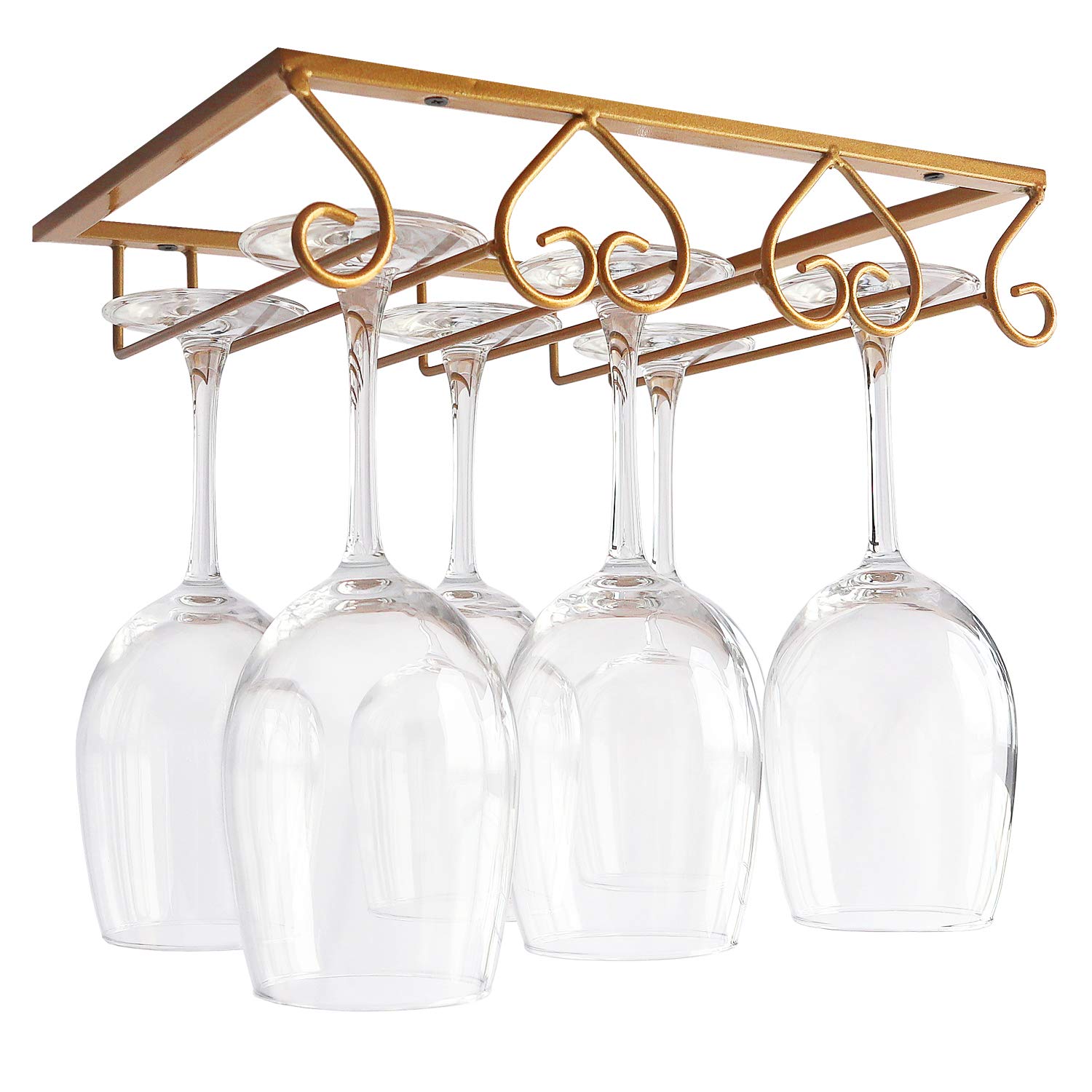 Best Gold Under Cabinet Wine Rack