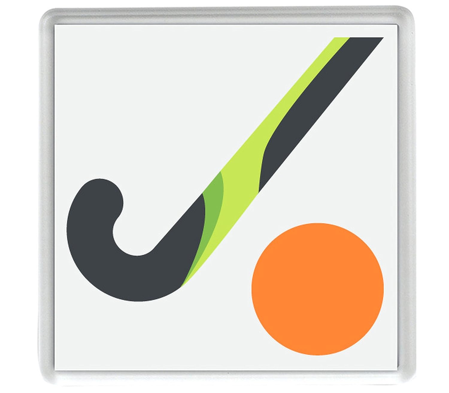 IamEngland Campo magnético, Palo de Hockey y la Bola Emoji 58mm x ...