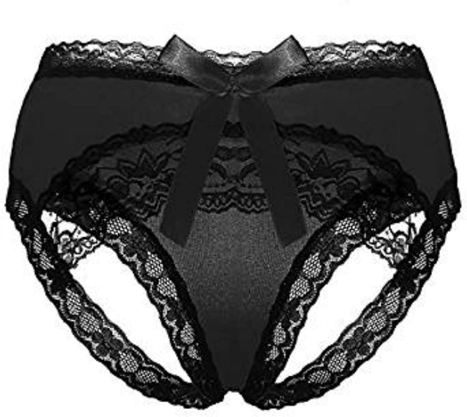 Sexy Women's Lace Underwear Midnight BowTie Panties (Black) Amazon.ca