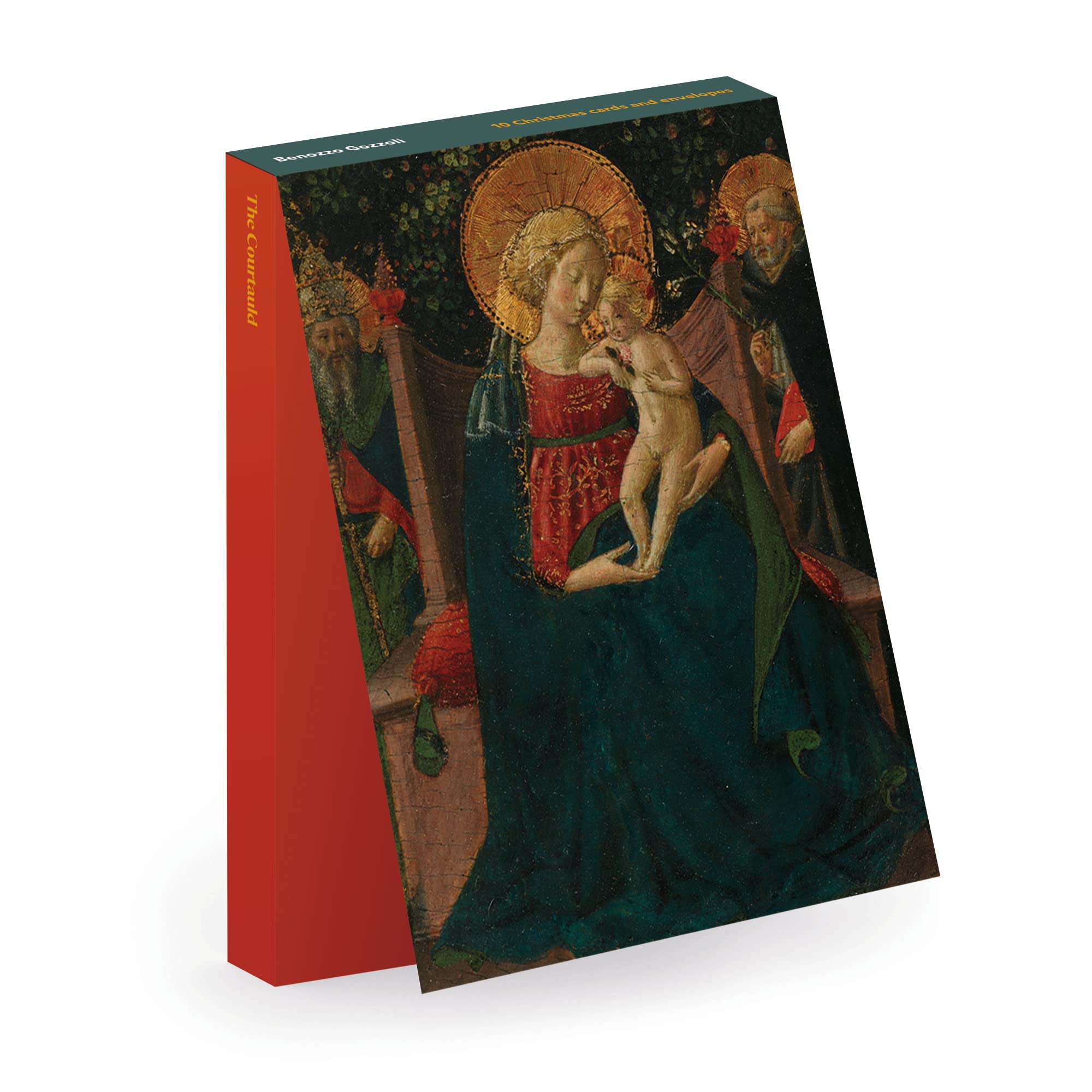 The Courtauld, Benozzo Gozzoli Christmas Pack of 10 Cards, Virgin and Child (17x12cm)