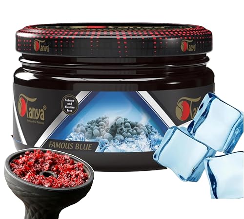 tanya tobacco Tanya Herbal 100% Nicotine And Tobacco Free Shisha Hookah Flavors 250G Bag  (Famous Blue) in Dubai - UAE