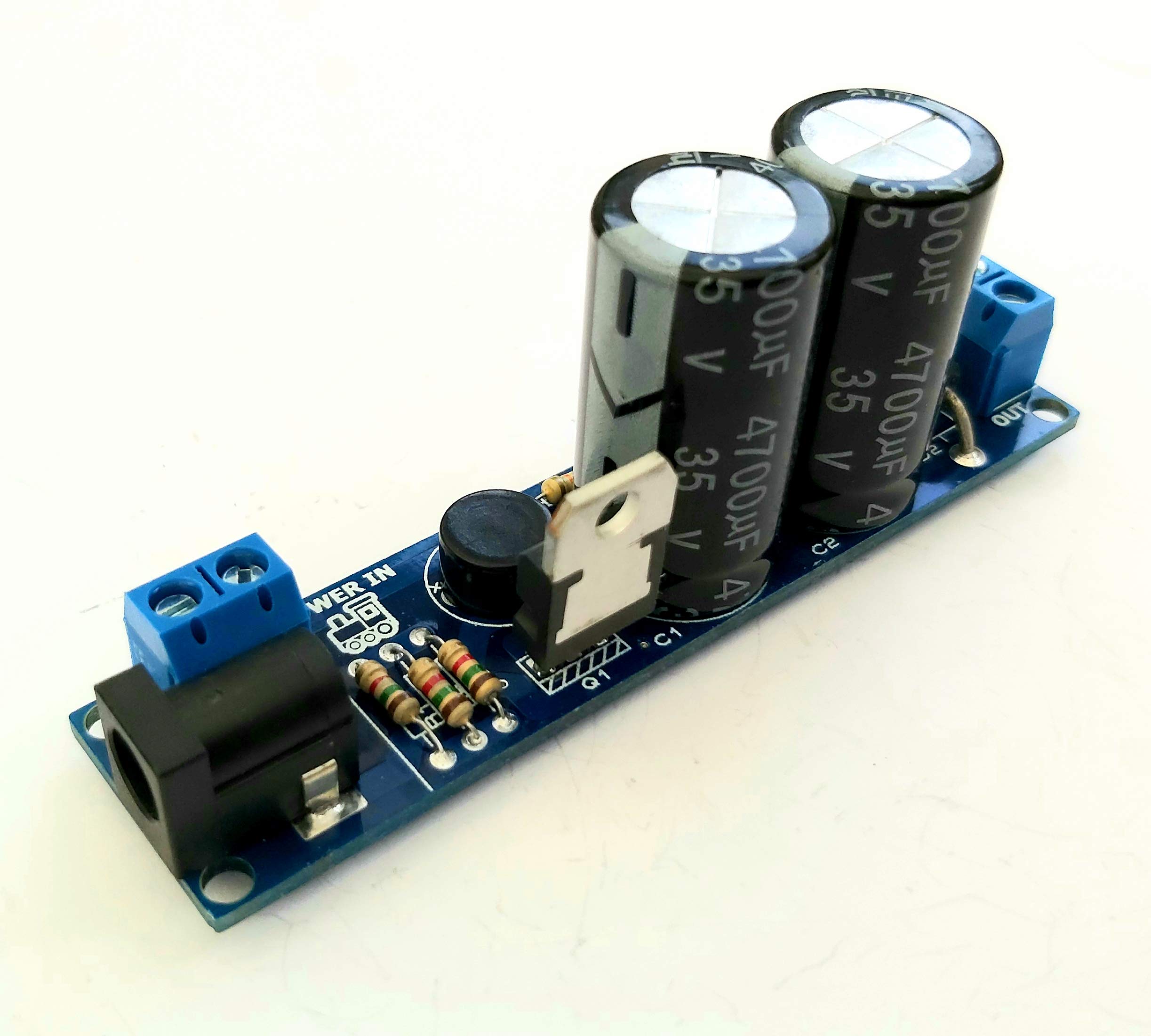 Rk Education RKcdu3 2x 4700uF Capacitor Discharge Unit - CDU - Designed for Hornby, Seep, PECO, Bachmann layouts - Constructed