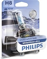 Philips WhiteVision Ultra H8 Car Headlight Bulb Single Blister view 1