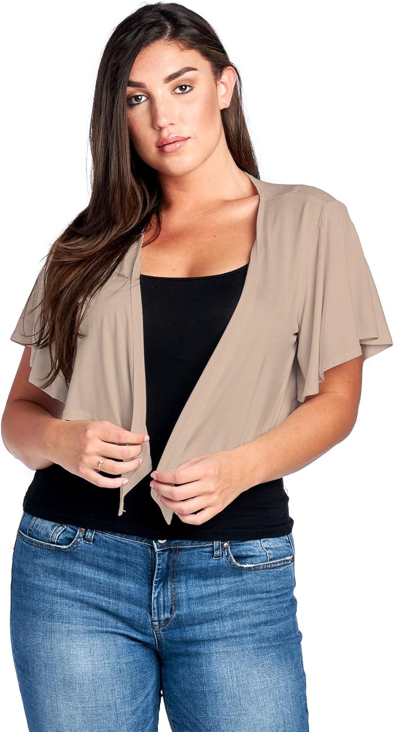 short sleeve bolero cardigan