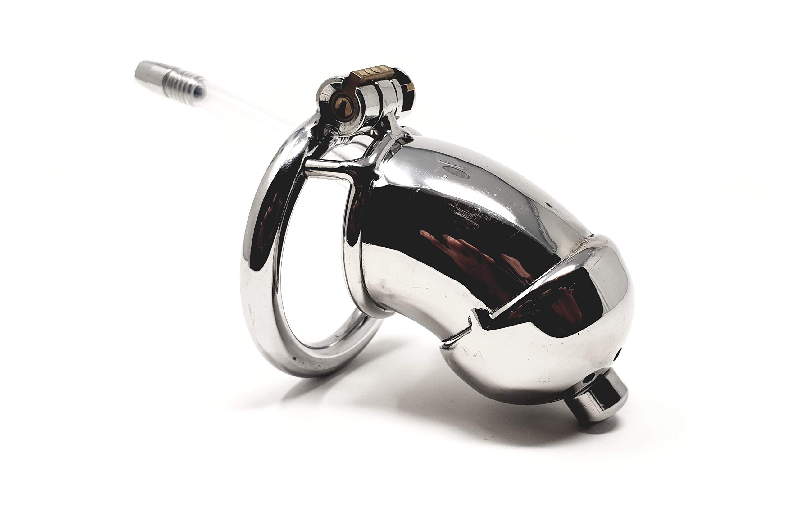 Bondage Masters Chastity Cage Chastity Device with Removable Urethral Tube