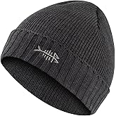 BASSDASH Winter Beanie Hats with Fleece Lining Thick Warm for Men Women Stretchy Fit Unisex Cuffed Knit Hat