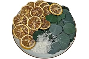 APRAGAZ Potpourri Simmer Pot, Christmas Simmer Pot Mix with Dried Lemon Slices, Eucalyptus & Salt, Winter & Spring Stovetop Simmering Potpourri for Hostess/Office/Housewarmings/Open Houses Gifts(Serenity)