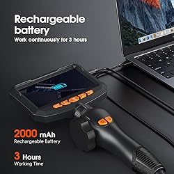 Hijoy Articulating Borescope Camera with Light