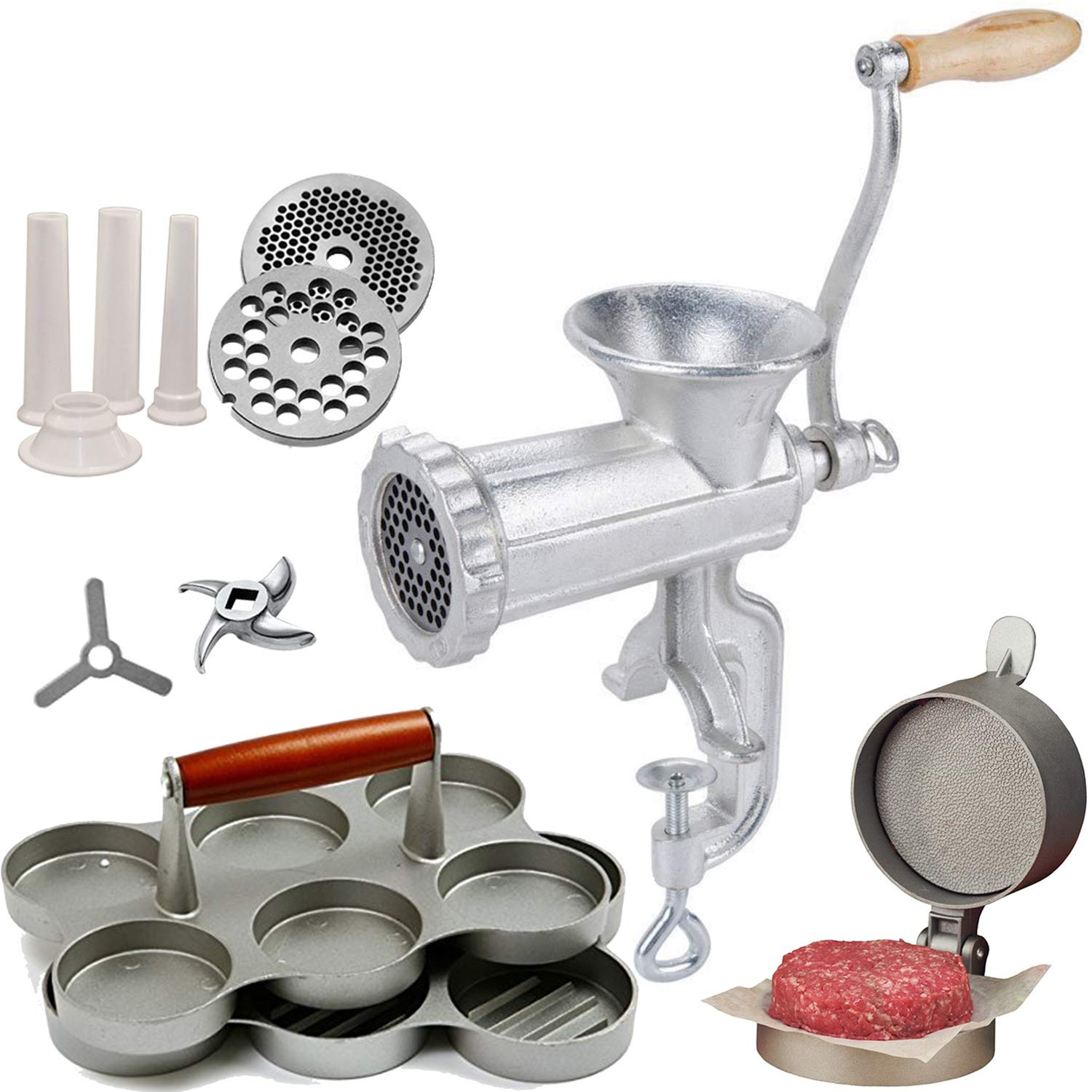 Tiger Chef Burger Master Supplies Set Includes A Manual Meat