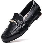 DeYashopin Women's Loafer Shoes Leisure Slip On Work Shoes Comfort Walking Flats