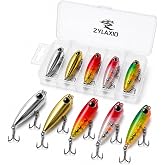 Zylaxio Topwater Fishing Lures, Walking Baits, Frog Swimbait Hard Baits | Topwater fishing lures family, walking bait, frog lure, swimbait, propeller tail bait, freshwater bass fishing
