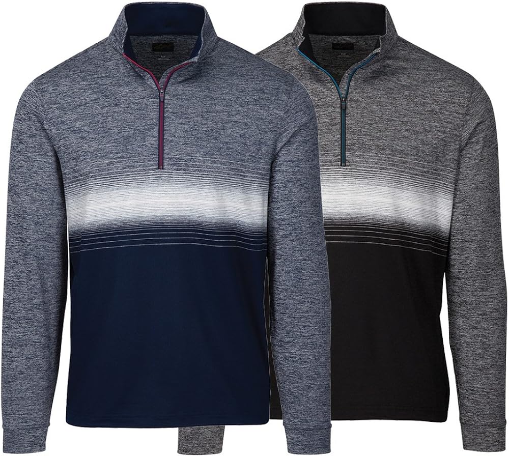 Greg Norman Mens Horizon 1/4 Zip Mock Pullover at Amazon Menâs Clothing store