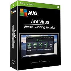 AVG Antivirus 2017, 3 PCs, 2 Years, key card