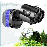 AQQA Wave Maker, 530GPH Aquarium Circulation Pump | 360 Degree Rotatable Submersible Powerhead with Magnet Suction Base for Marine and Freshwater Aquariums（3W)