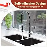 Fixmend TPE Quadrant Trim 19x13mm Self-Adhesive Wall Corner Beading White 3m view 5