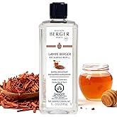 MAISON BERGER Lampe Berger Refill, 1 L, Enchanting Sandalwood | Catalytic Lamp Fragrance Refill, Helps Neutralize Odors, ~160 h Fragrance Diffusion, Made in France