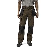 Caterpillar H2O Defender Water Resistant Work Pants for Men with Reinforced Knees, Bellowed Cargo Pocket and Tool Bags