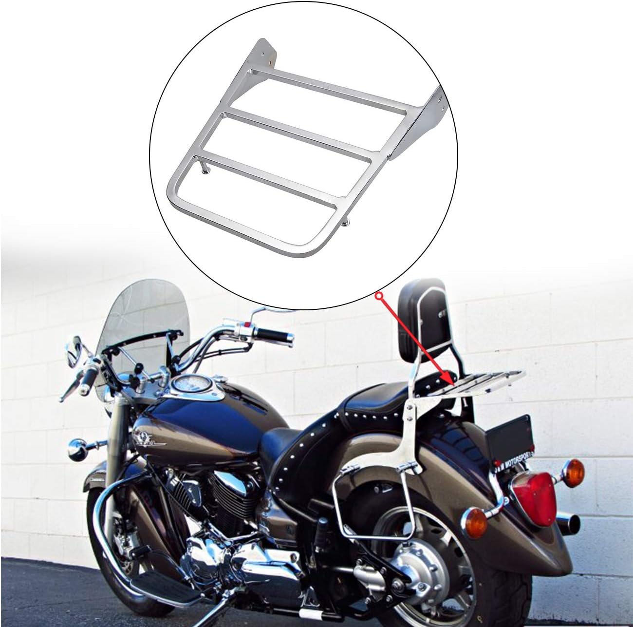 yamaha v star 250 luggage rack