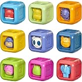 Playskool Critter Building Blocks, Toddler and Baby Toy for Ages 6 Months and Up (Amazon Exclusive)