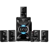 Bobtot Surround Sound Systems Wireless Rear Satellite Speakers, 1000W Peak | Deep Bass 8 inch Subwoofer 5.1/2.1 Channel Home Theater System with ARC Optical Bluetooth Karaoke Input
