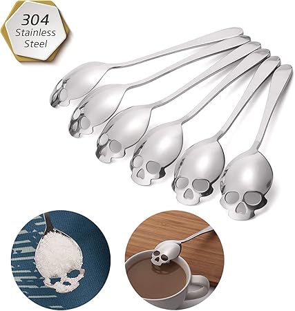 skull spoons