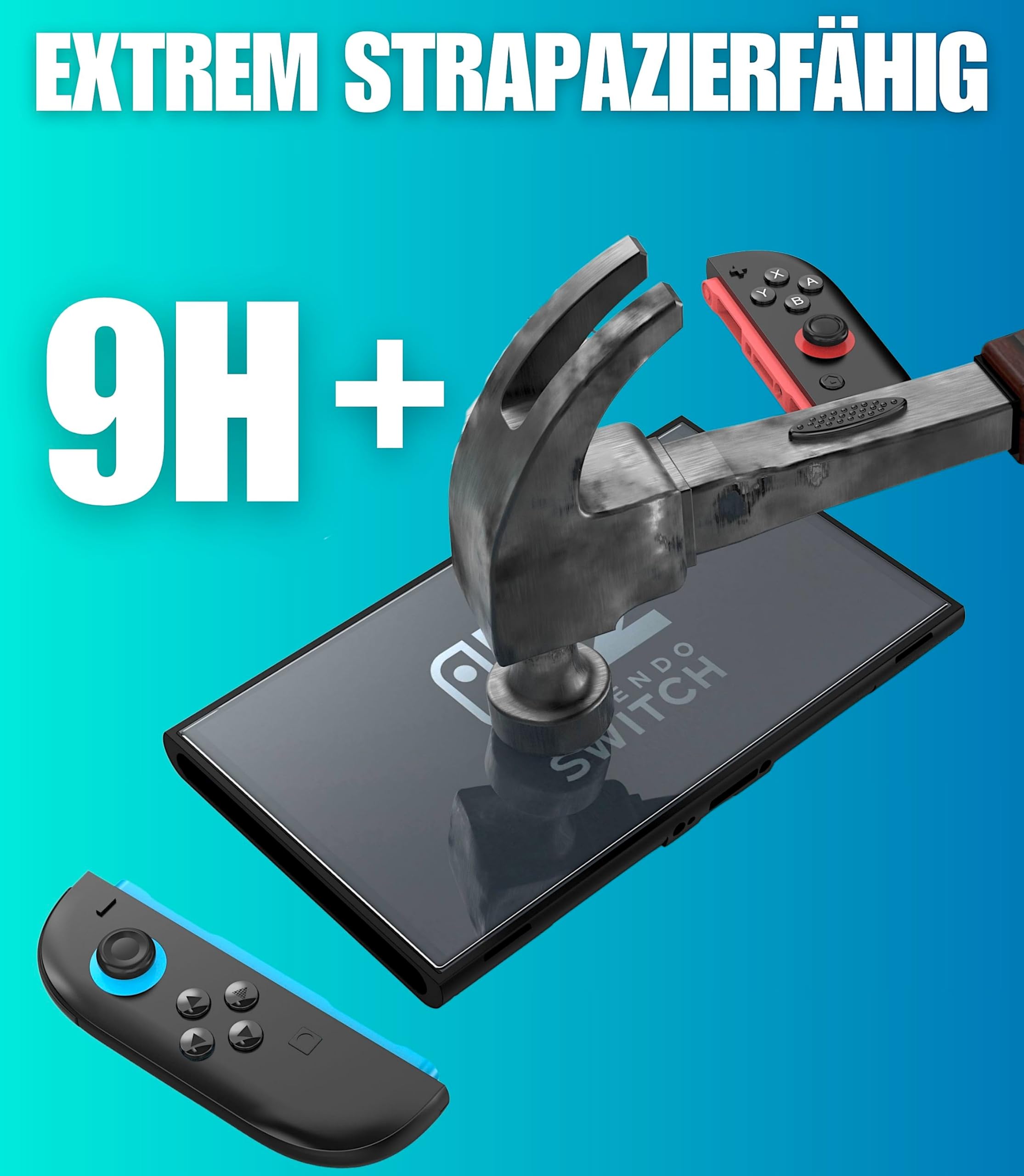 XeloTech Panzerglas für Nintendo Switch 2 (Modell 2025) – 9H Displayschutzfolie, Kratzfest & Full Coverage Schutzfolie, 2 Stück – Getestet von Gamers 3