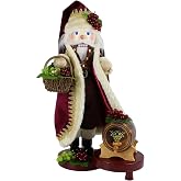 Steinbach Nutcracker Cozy Wine Santa - Christmas Decorations Indoor - Beautiful Collector's Item - Home Decor - Made in Germany - 19.69 inch