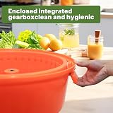 Hakka Brothers 10L Commercial Salad Spinner Lettuce Dryer Large 4 Heads view 5