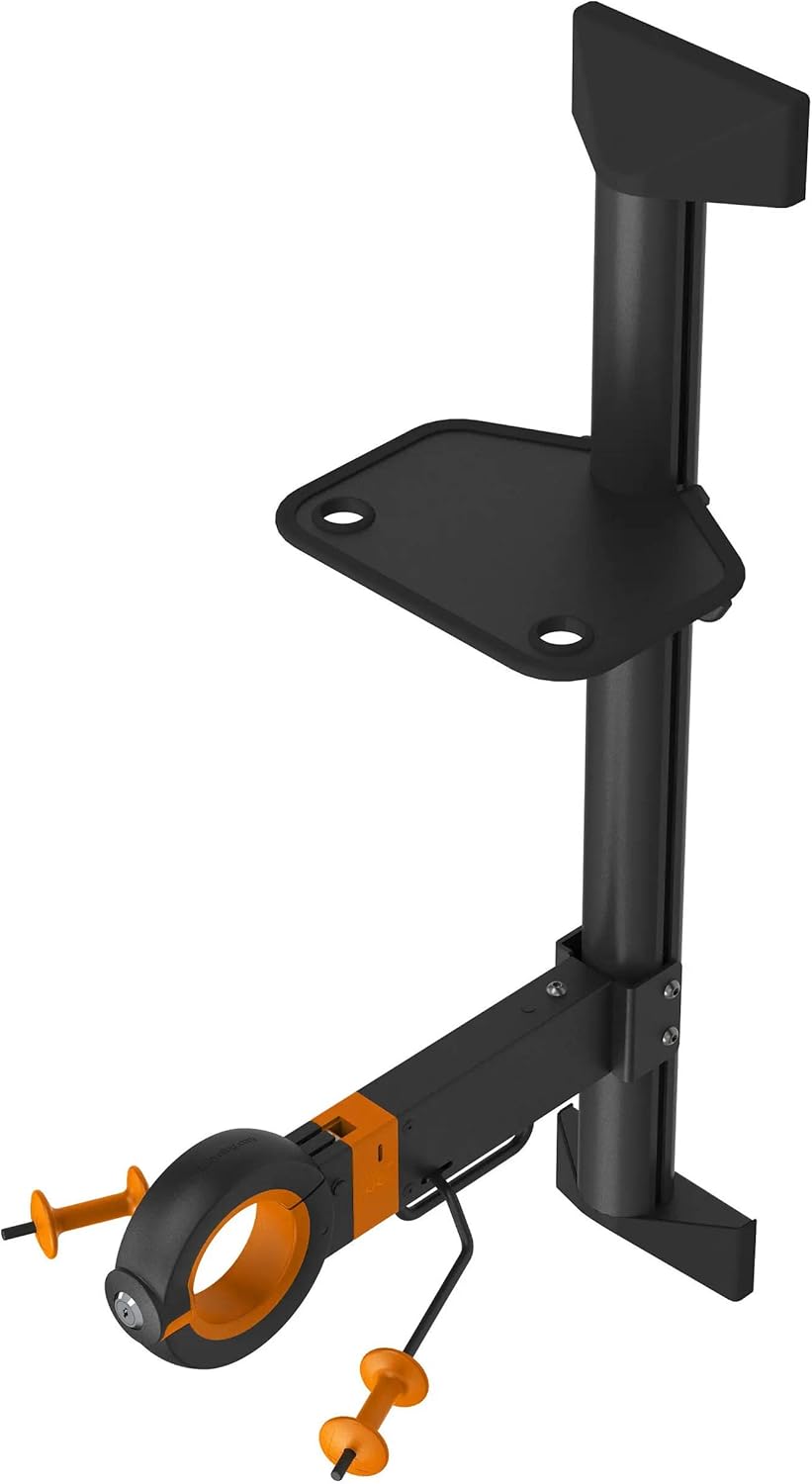 Hangman System 2 Lockable Wall Bike Mount with accessory shelf. Option