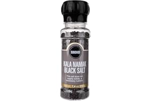 Sundhed Himalayan Salt Indian Black/Kala Namak in Grinder, 210 Gram