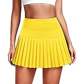 JoyGirl Pleated Tennis Skirt for Women with Shorts Athletic Golf Skort Workout Running Sports Skirts Skorts with Pockets