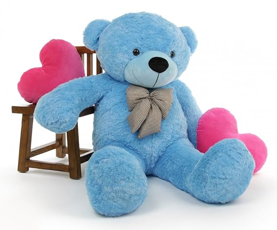 sky blue teddy bear