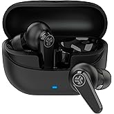 JLab Go Pods ANC True Wireless Bluetooth Earbuds & Charging Case, Hybrid Active Noise canceling + Be Aware for Safe Listening, 26+ Hours Total Playtime, Clear Calls, Custom Sound via App, Black