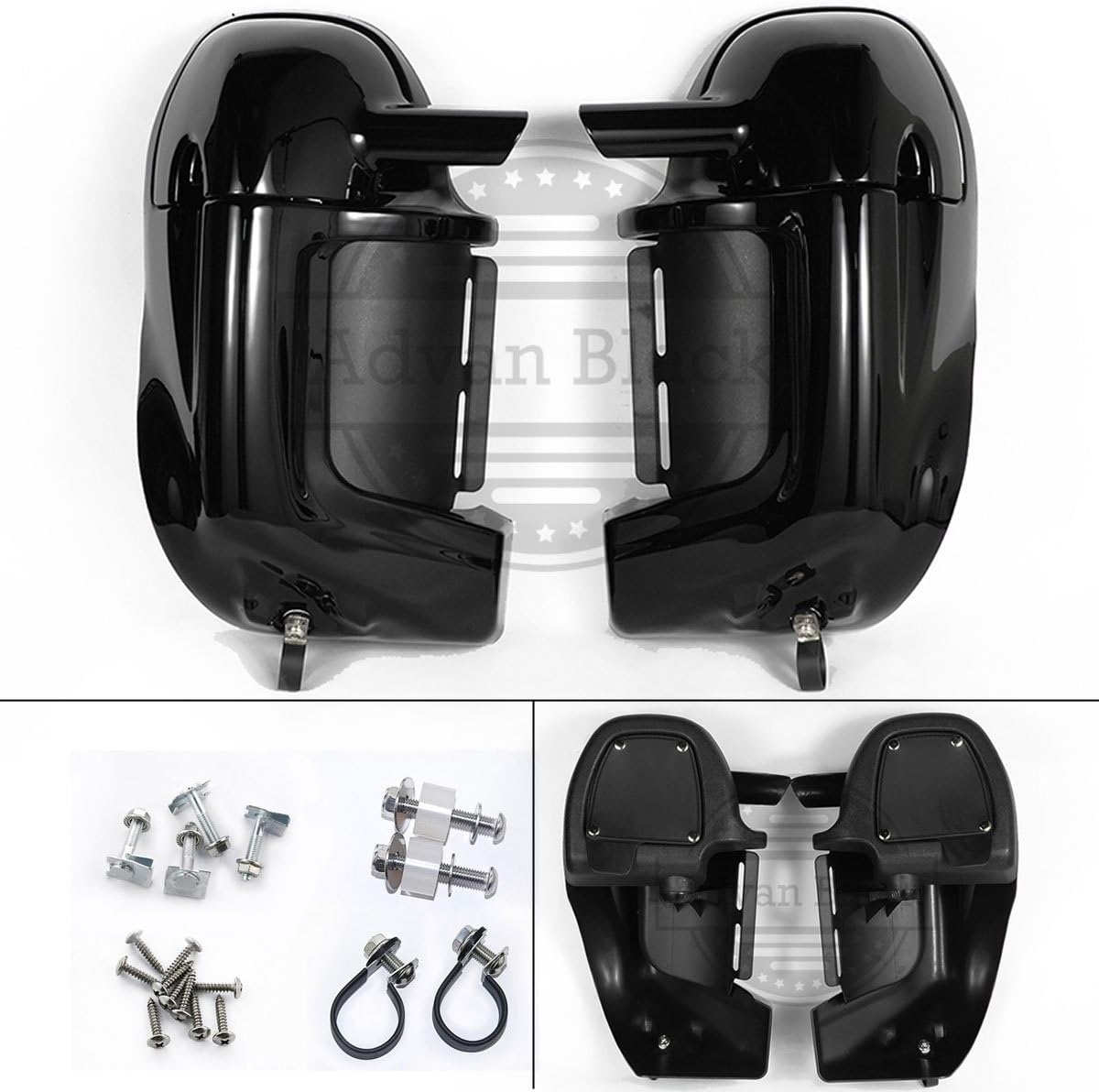 Advan Motorcycle Orange & White Pro Handguards Brake Clutch Hand Guard For KTM 390