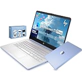 HP 14&rdquo; Ultra Light Thin Laptop Computer 2026 Premium, MS Office, Copilot AI, 4-Core Intel CPU, 4GB DDR5 RAM, 628GB Storage (128GB UFS+500GB Ext), Long Battery, MarxsolAccessory, Win 11 Pro, Sky Blue