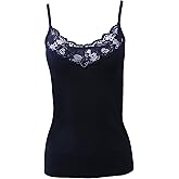 Mare ® Luxury 100% Mako Cotton Women's Lace-Trimmed Camisole. Proudly Made in Italy.