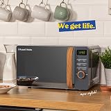 Russell Hobbs RHMD714G 17L 700W Digital Microwave Scandi Grey Wood Handle view 7