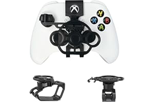 TXW Mini Steering Wheel for X-box One/X-box Series X|S Game Controller,Racing Games Controller Steering Wheel Attachment Accessory for X-box Game Controller (Black)