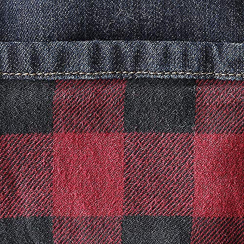 Eddie Bauer Men's FlannelLined Flex Jeans Straight Fit, Deep Rinse