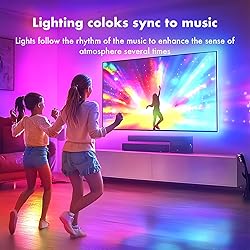 MORIACC LED Lights for TV,13.1FT RGB TV Lights