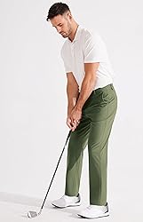 Libin Mens Golf Pants Stretch Work Dress Pants