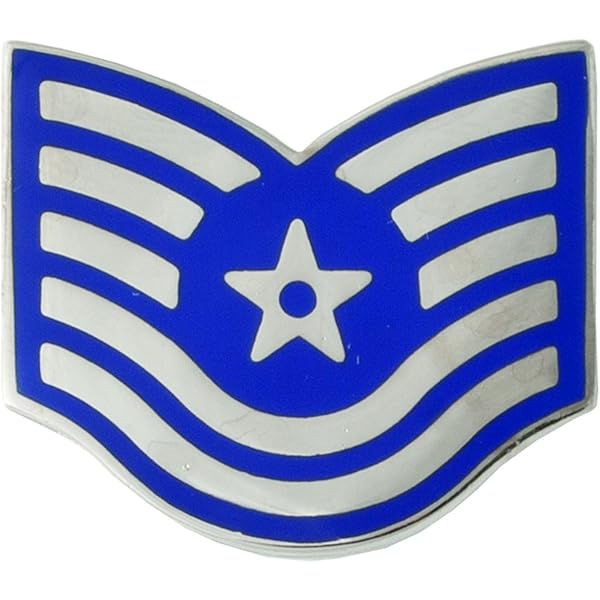 Amazon.com: DHDM Designs USAF E6 TSgt Technical Tech Sergeant Air  