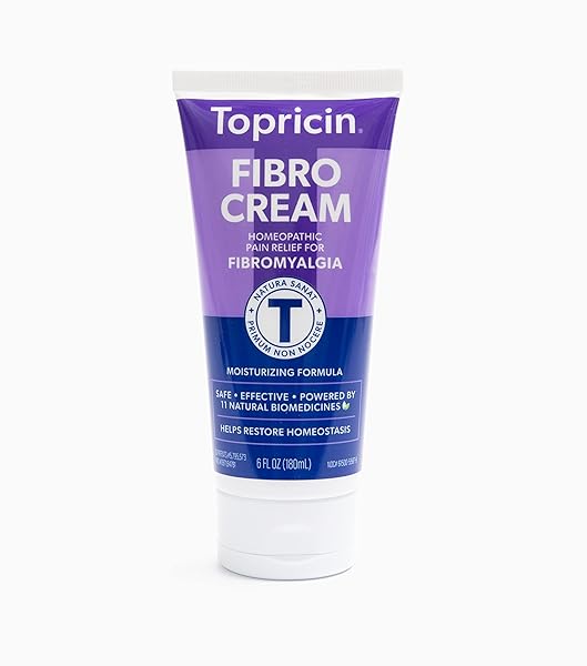 TOPRICIN FIBRO PAIN RELIEVING CREAM (6 OZ) – RAPID RELIEF FOR FIBROMYALGIA WITH PATENTED FORMULA – REDUCES DURATION AND INTENSITY OF FIBROMYALGIA EPISODES, IMPROVES SLEEP AND RESTORES ENERGY