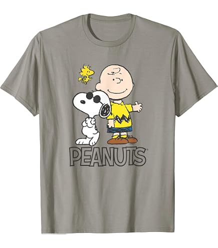 Amazon.com: Peanuts - Charlie Brown Skateboarding Lets Roll T