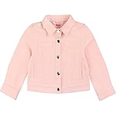 RuffleButts RuffleButtsBaby/Toddler Girls Stretch Denim Jean Jacket