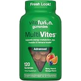 Vitafusion Multivitamin Gummies | 120 Adult Gummy Vitamins | Daily Energy Support for Men &amp; Women | Yummy Assorted Fruit Flavors | Gluten and Dairy Free Multivites Supplement