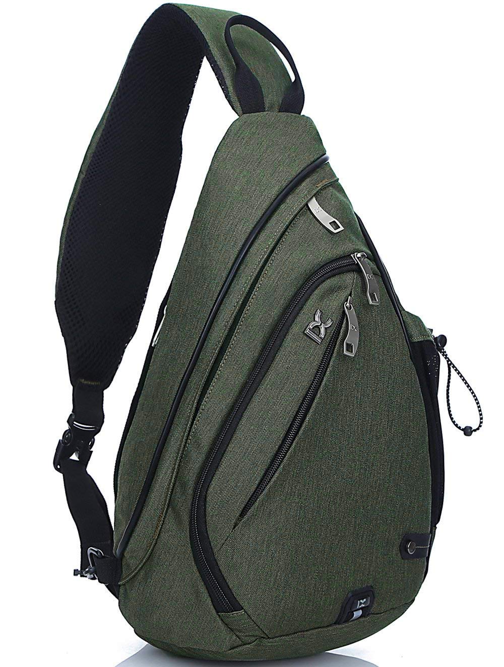 Pioneeryao Sling Bag Backpack 19 Crossbody Backpack Shoulder Pack Sling Chest Bag Backpacking