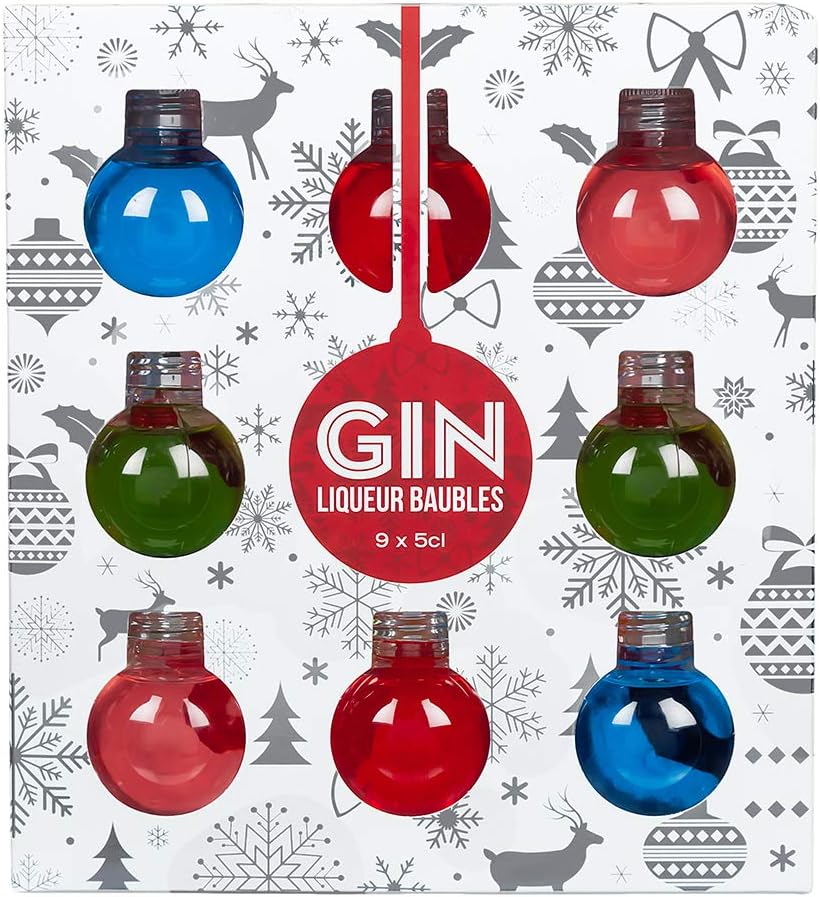 Gin Liqueur Baubles 9 x 5cl by Blue 